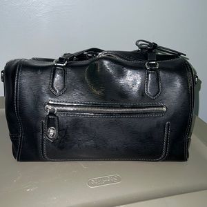 Coach patent leather black bag